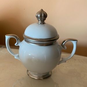 Weimar porcelain sugar bowl new